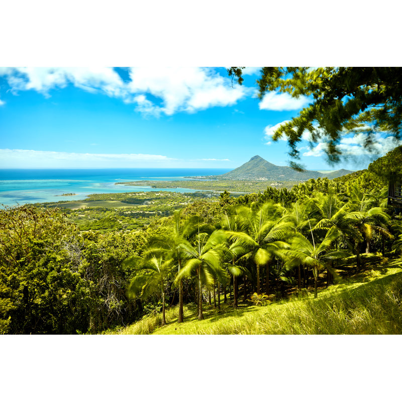 Beautiful Coast Of Mauritius - Wrapped Canvas Print, 61cm H x 91cm W x 3.8cm D