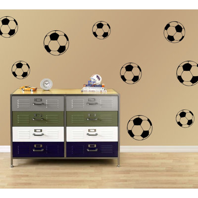 Adhésif décoratif ballons de soccer