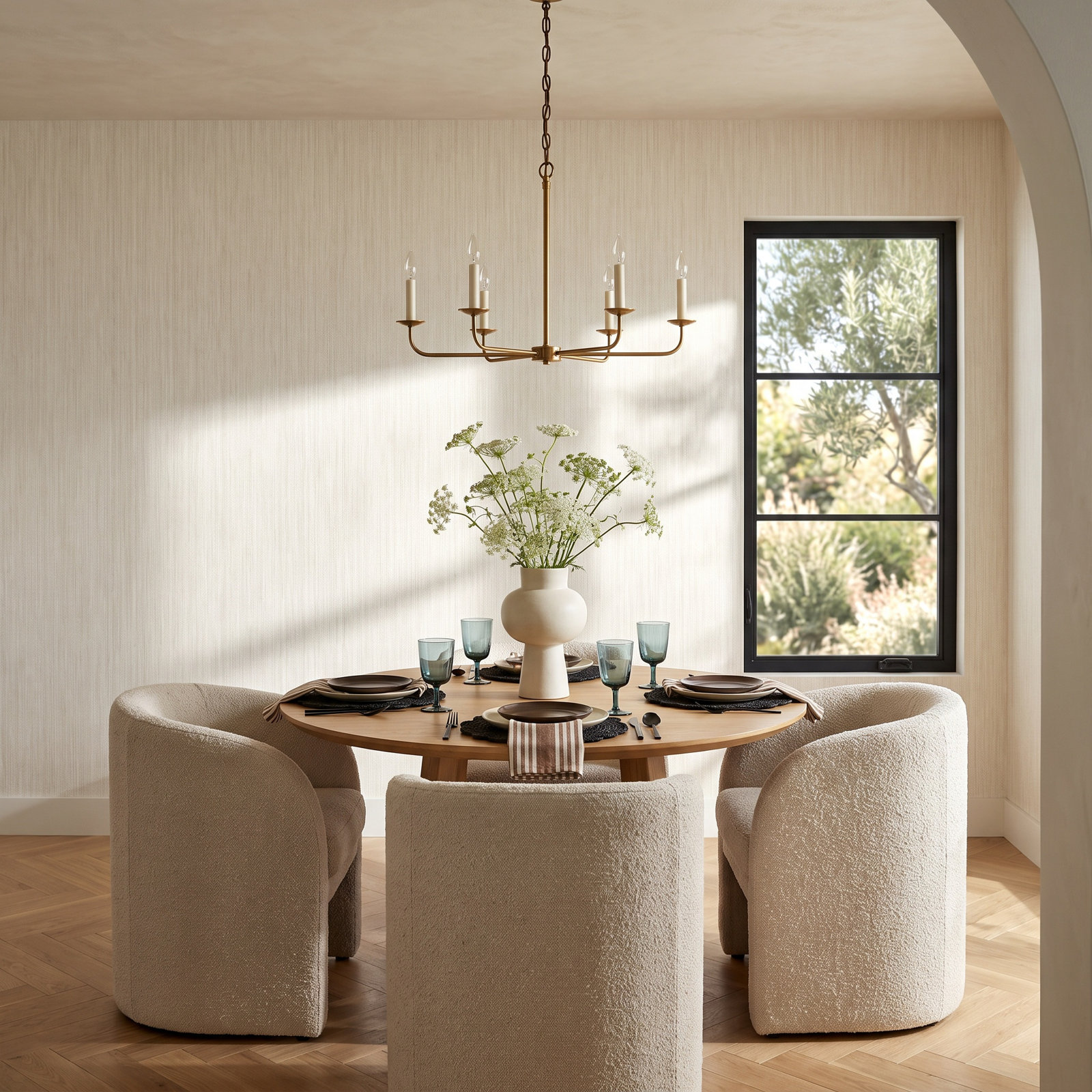 Kimpel Wallpaper, Off White