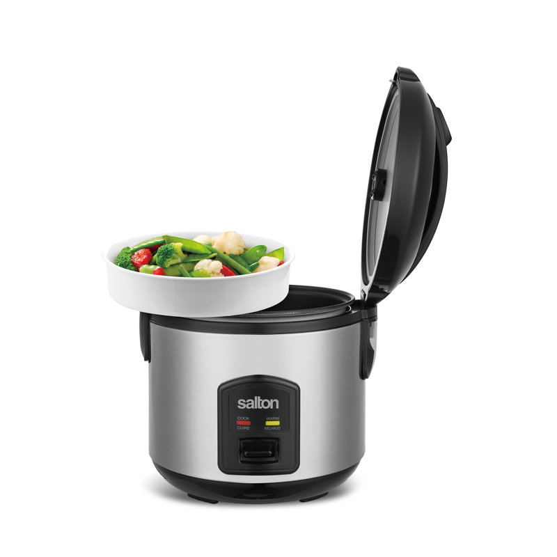 Salton Automatic 8-Cup Rice Cooker & Steamer