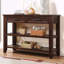 Console Mid-Century avec 2 tiroirs et 2 tablettes