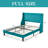 Bowdoin Modern Linen Upholstered Wingback Platform Bed with Wooden Slats-47617072-47617079