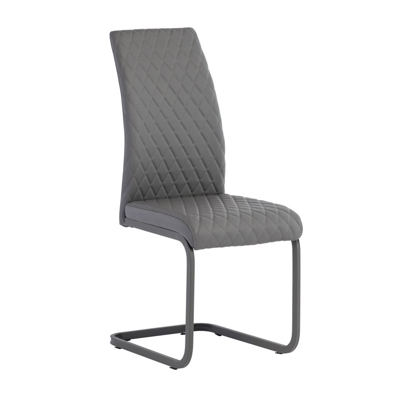 Pinellas 48cm H Upholstered Side Chair, Grey