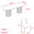 Modern simple solid wood dining table set.-107242680