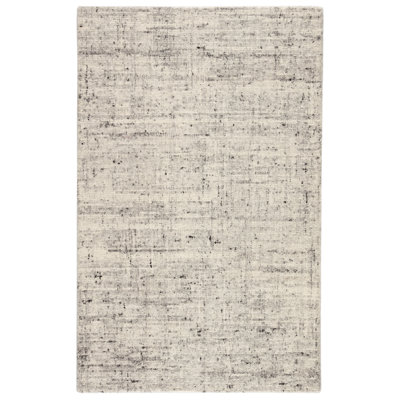 Macklin Wool Area Rug in Beige/Black