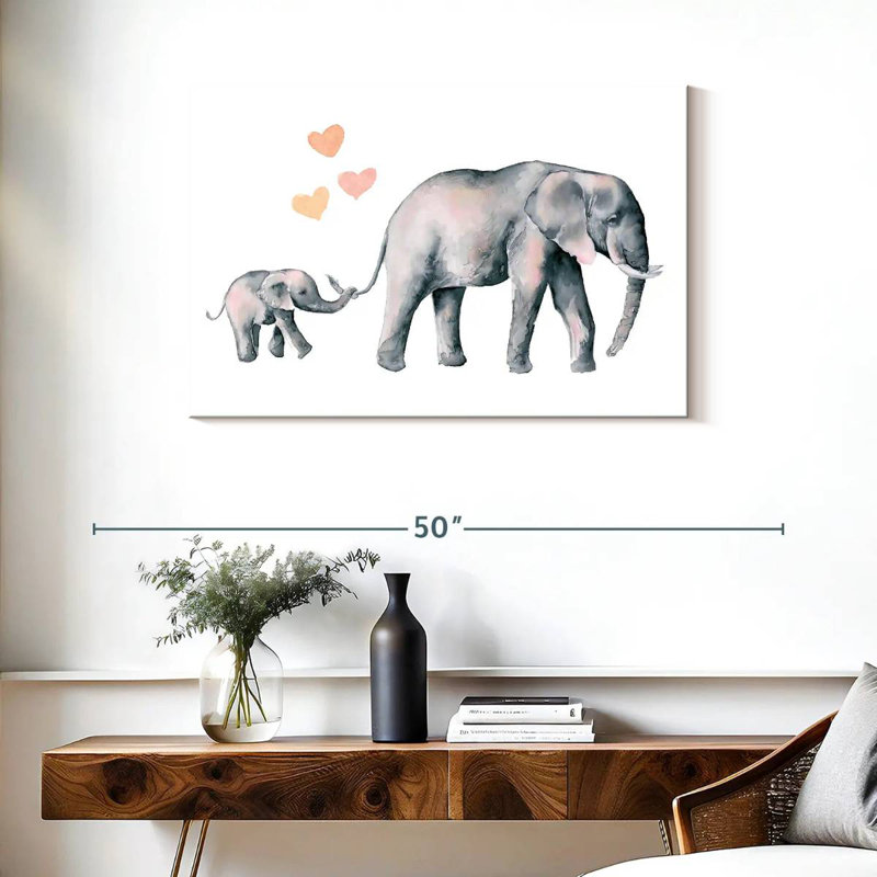 My Elephant Love, 24" H x 36" W