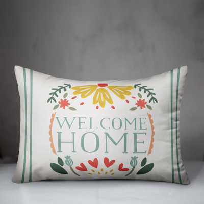 Floral Throw Pillow