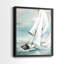 Réglage de la voile - Impression encadrée de qualité supérieure - Prêt à être accroché - aucun clou requis - aucun clou requis-1921259514-1921259516
