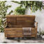 Outdoor Wooden Storage Bench-1443500924