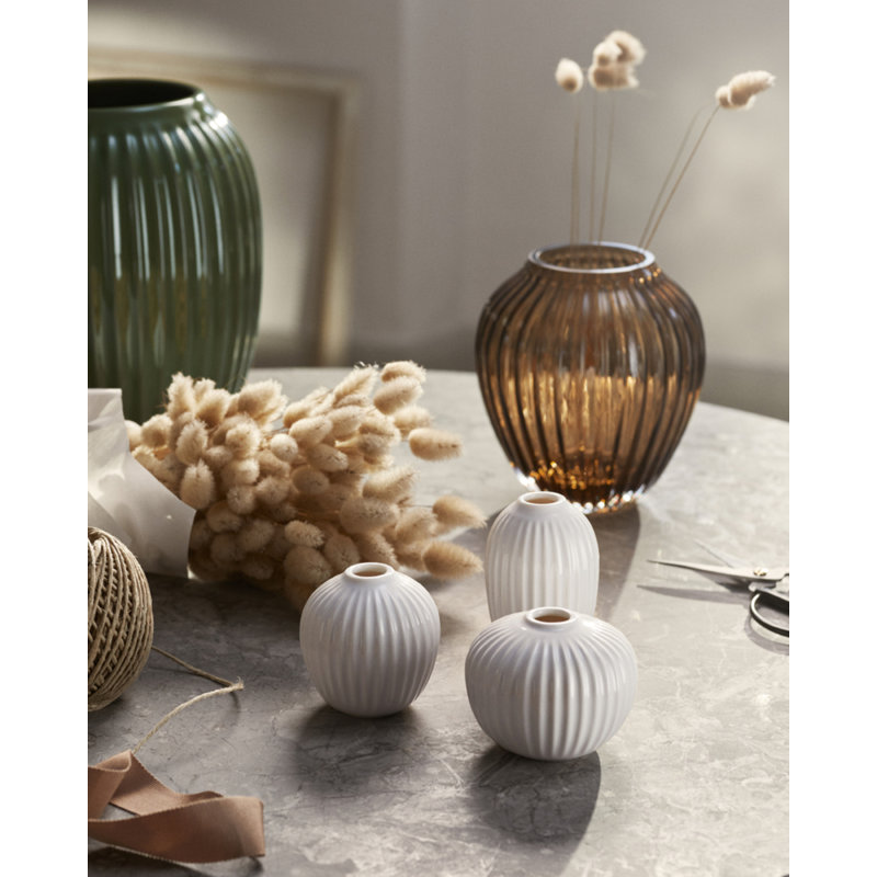 Hammershøi Stoneware Table Vase, 8.3" H x 6.7" W x 6.7" D
