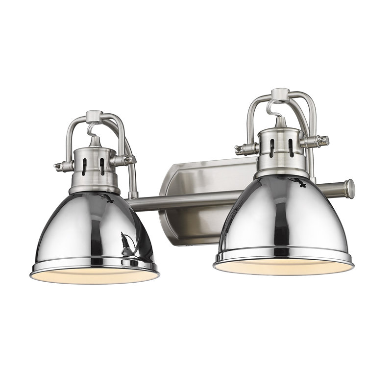 Lyndee 2 - Light Dimmable Vanity Light, Chrome, Pewter