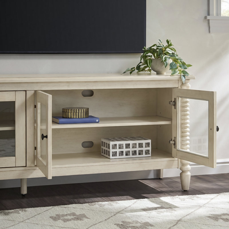 Meuble télé 69 po avec rangement, Antique White