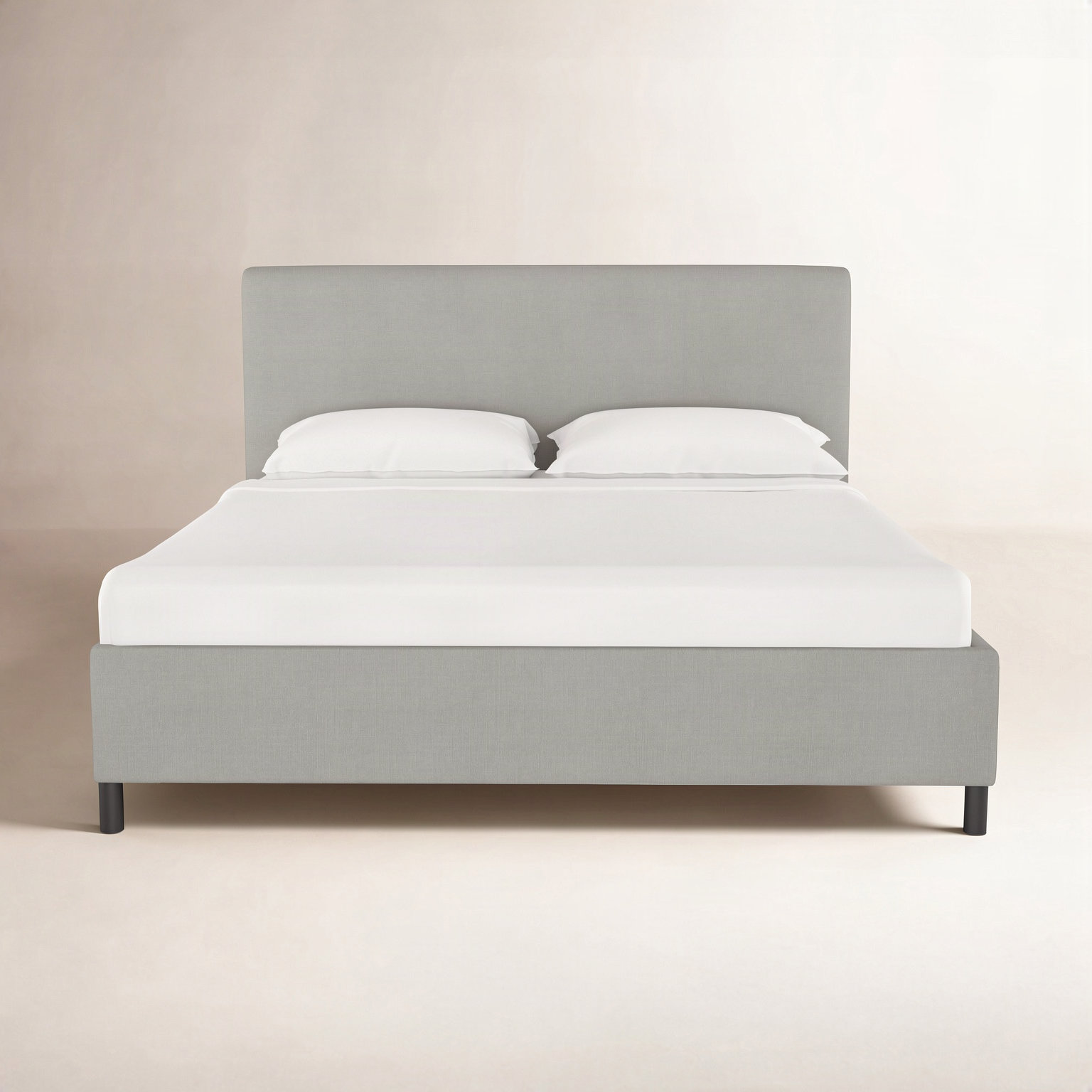 Eisley Pine Bed, King, Zuma Pumice Textured Linen