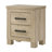 Sansome Weathered Oak 2-drawer Nightstand Bedside Table