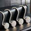 Crochets de rideau de douche, anneaux de rideau de douche en nickel, anneaux de crochets décoratifs ronds en métal antirouille pour tringles de salle de bain, ensemble de 12 crochets solides robustes-122781932