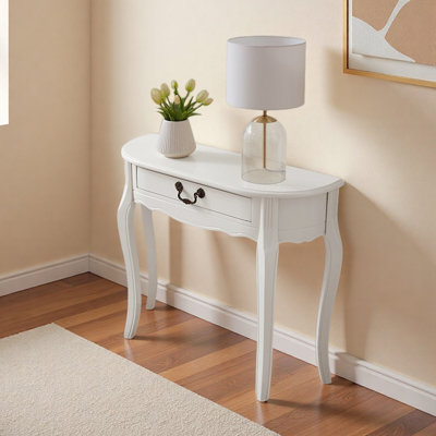 American-style curved entrance cabinet