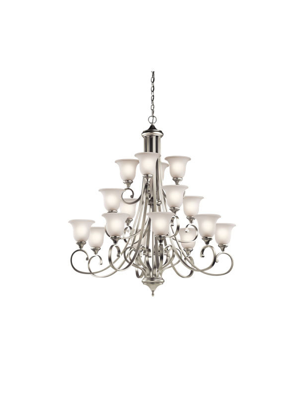 Monroe 16 - Light Shaded Tiered Chandelier Kichler Lighting
