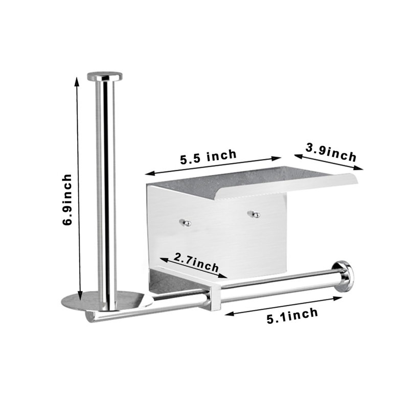 Daralyn Wall Mounted Toilet Paper Holder