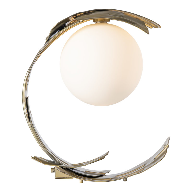 Crest Table Lamp, Sterling