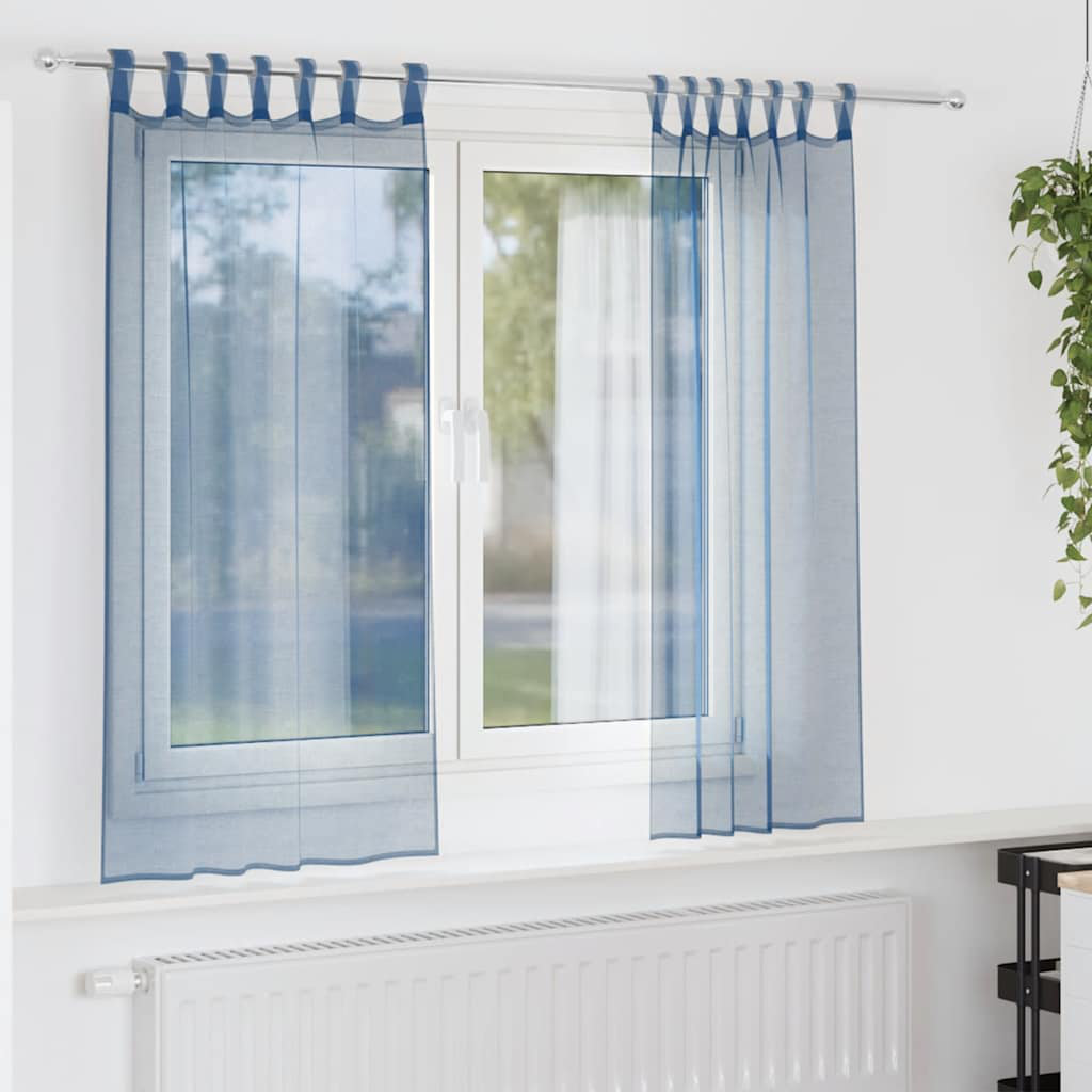 Semi Sheer Curtain Pair