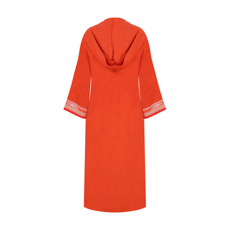 Hoody Kimono Orange