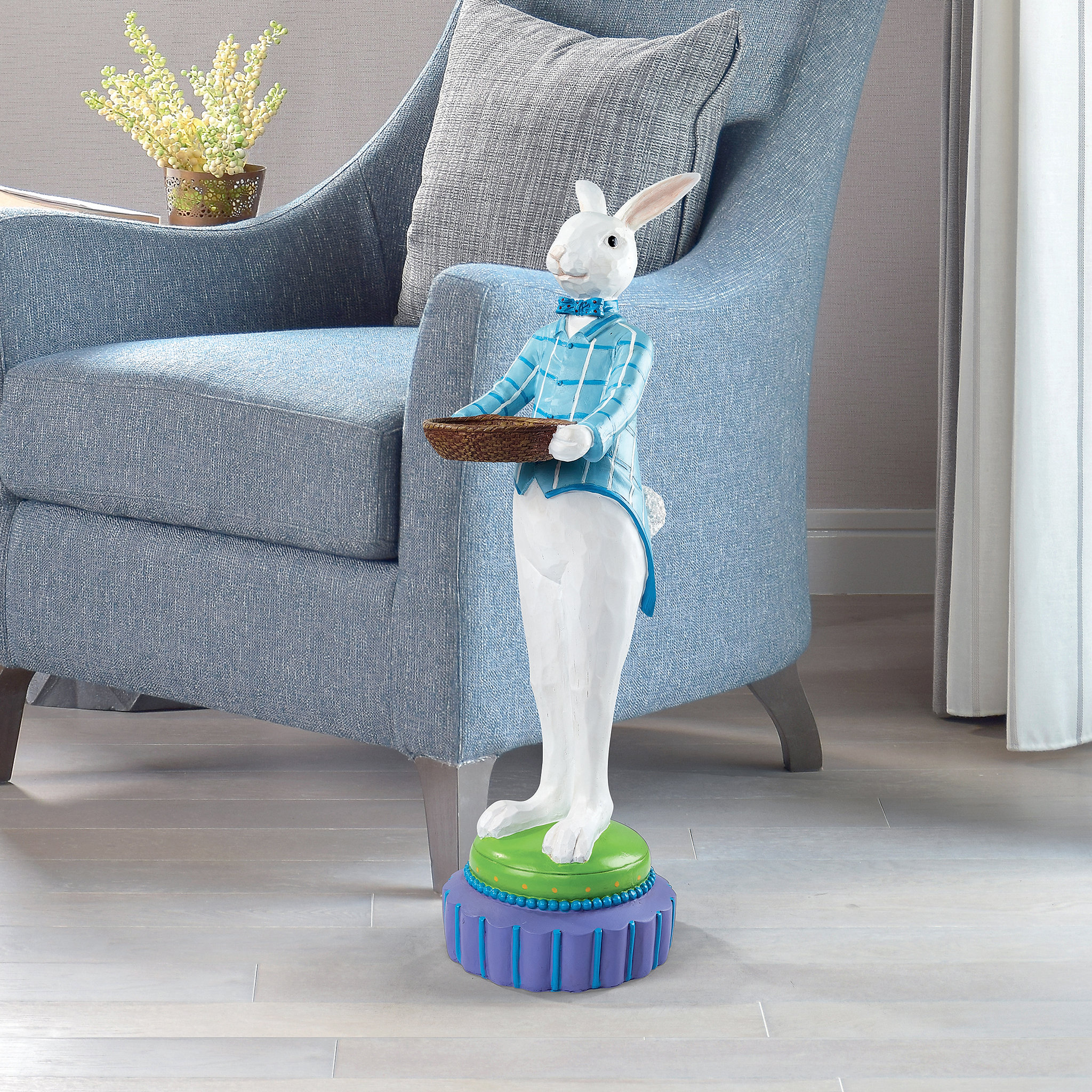 Design Toscano Standing Rabbit Butler With Bowl - Wayfair Canada