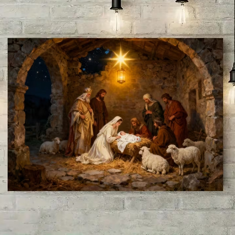 1 Piece Wrapped Canvas Wall Art, 25cm H x 20cm W