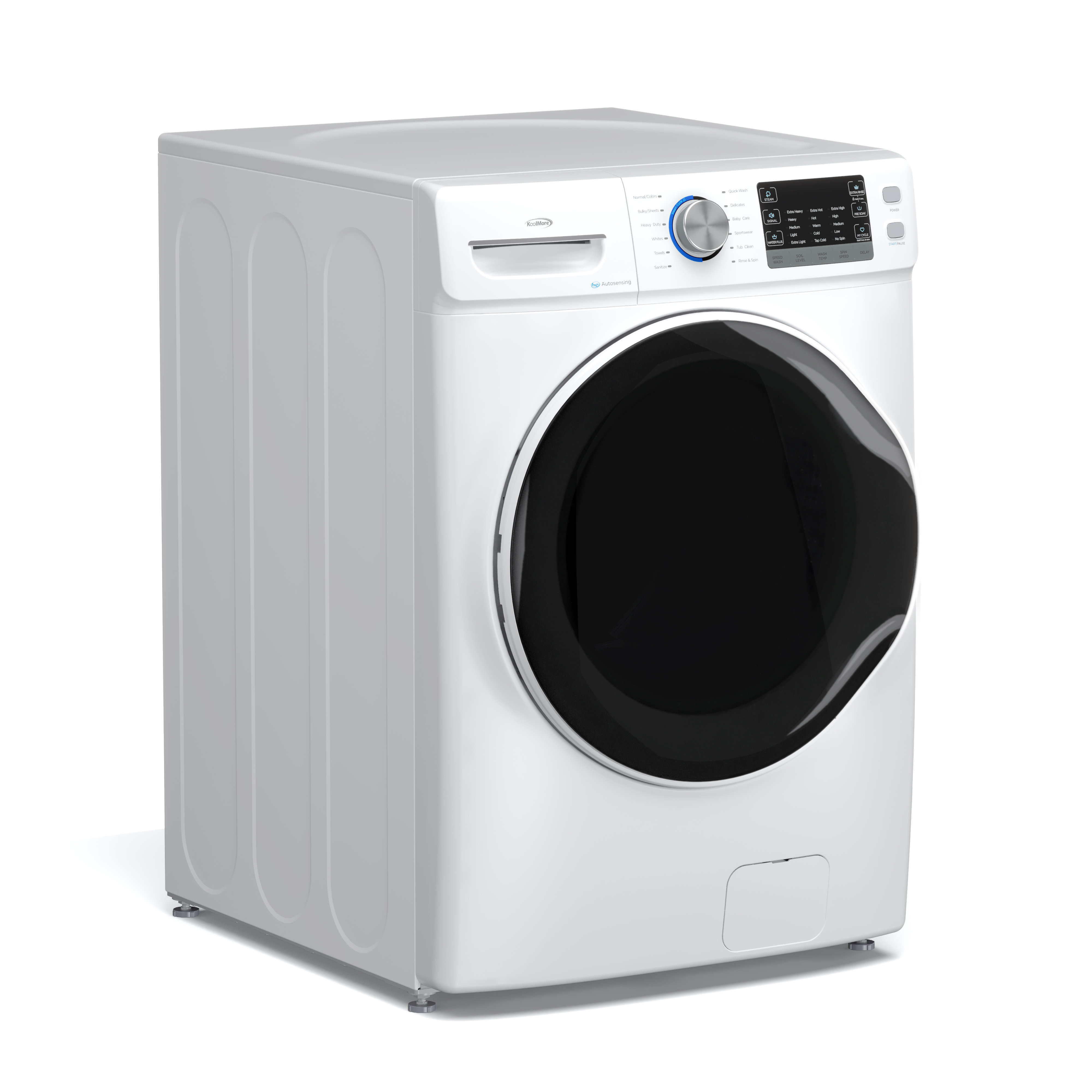Whirlpool 4.5-cu ft High Efficiency Stackable Steam Cycle Front-Load Washer  (White) ENERGY STAR in the Front-Load Washers department at