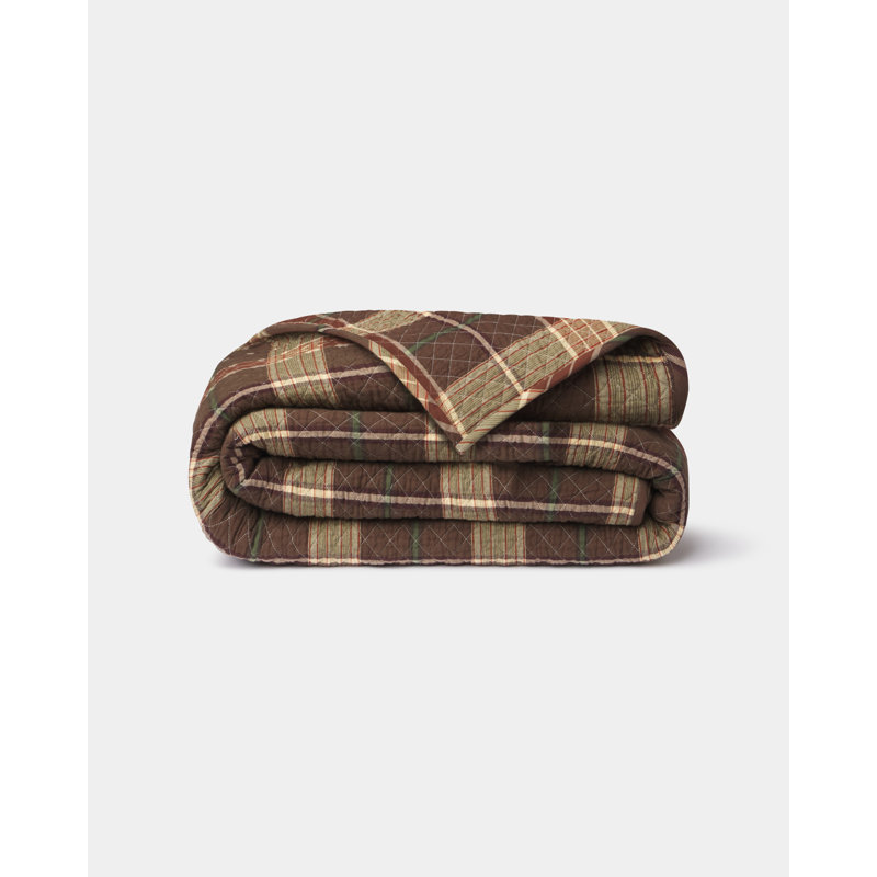 Deerfield Plaid Quilt, King Quilt