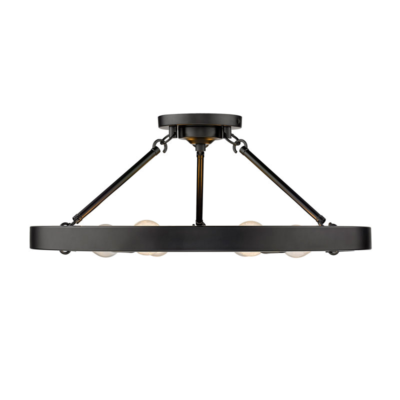 Plafonnier semi-encastré 6 lumières 24 po Easterwood
