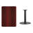 Carrus Rectangular Laminate Dining Table Top with Round Base-1464009494-1464009581