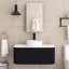 36 po Meuble-lavabo mural avec lavabo et tiroir
