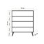 Aleshanee 4 -Door 4 -Shelf