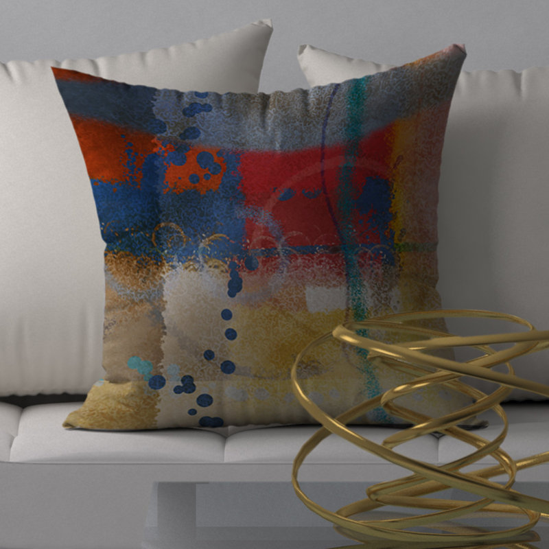 Housse de coussin carrée fragrance, 18 po x 18 po