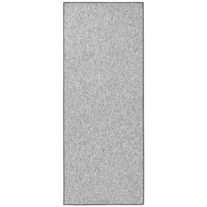Wolly Grey Rug, Runner 80 x 200cm