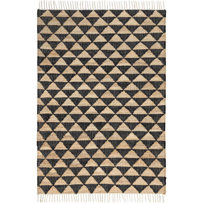 Arrowroot Geometric Tasseled Area Rug