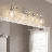Besima 4-Light Hammered Glass Dimmable Vanity Light-781668504