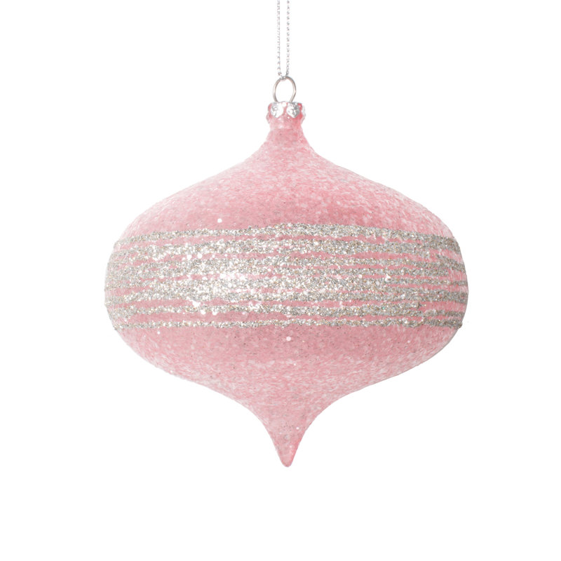 Ornement en oignon Fosnot, Rose