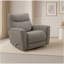 Fauteuil inclinable pivotant rembourré Man Wah Brisbane, granit-134414070