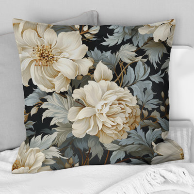 Coussin décoratif à motif floral victorien Urban Victorian Splendor