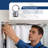 CP Loop & Flange for Ceiling Support, Zinc-Plated Finish