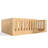 Solid Wood Montessori Floor Bed for Kids with Playful Door Design-1800814670