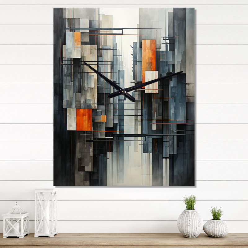 Horloge murale Hardedge, H 32 po x l 24 po x P 1 po