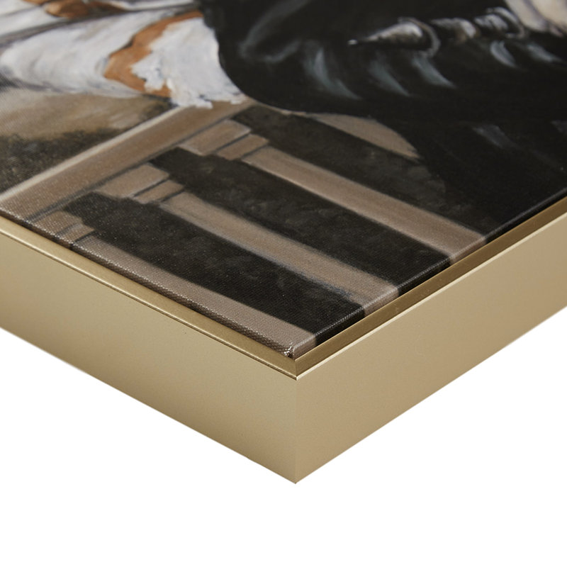 Décoration murale encadrée «Captain's Guard» ornement 16,5 po x 20,5 po ornée d'un revêtement impérial avec toile suspendue l 16,5 po x H 20,5 po