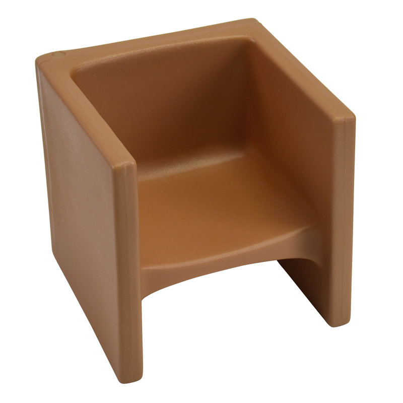 Cube Chair 3-in-1 Kids Desk/Activity, Almond