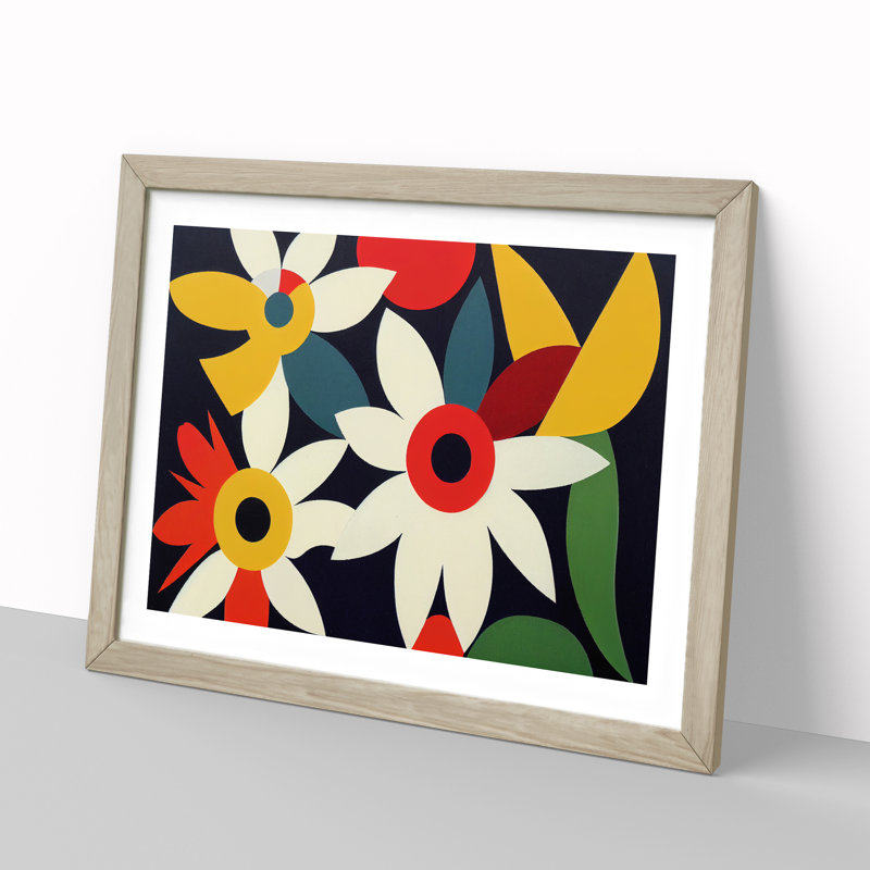 Miraculous Flowers - Framed Print, 25cm H x 34cm W, Oak Framed