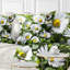 Fond printanier avec fleurs blanches - coussin à imprimé floral-29602445-29602448