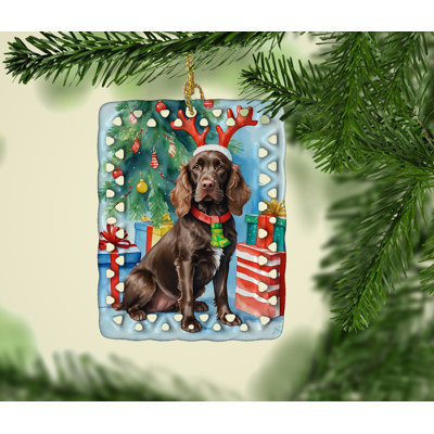Ornement en porcelaine Boykin Spaniel