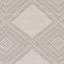 Tapis gris / ivoire en laine tissée à la main Acsa Southwestern-61589080