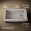 Riverby Undermount Single-Bowl Farmhouse Workstation Kitchen Sink With Tall Apron-191107091